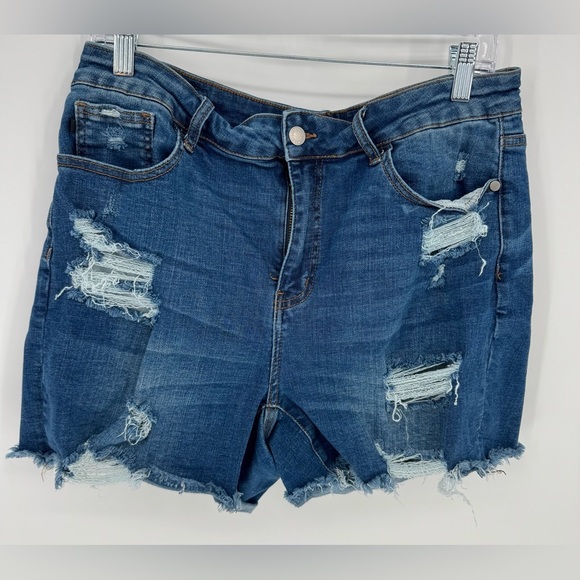 Ralph Vintage Distressed Judy Blue Shorts - Picture 1 of 9